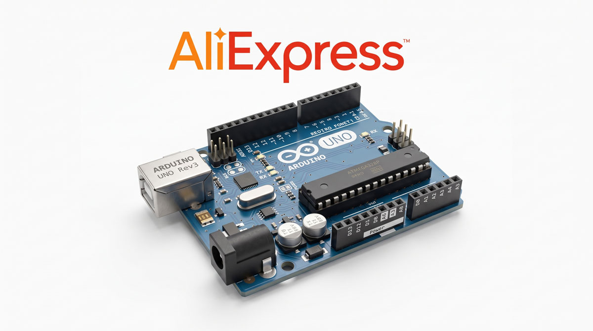 ຊື້ Arduino Uno ບອດວົງຈອນ ທີ່ AliExpress ສຳລັບ ສປປ ລາວ