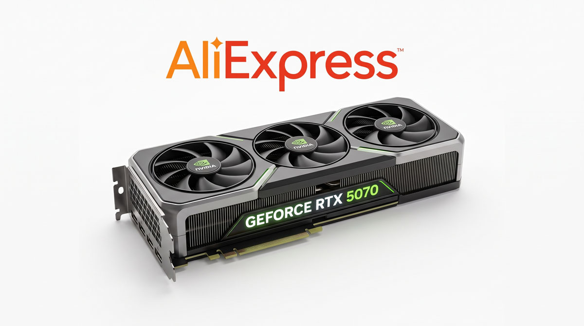 NVIDIA GeForce RTX 5070 บน AliExpress